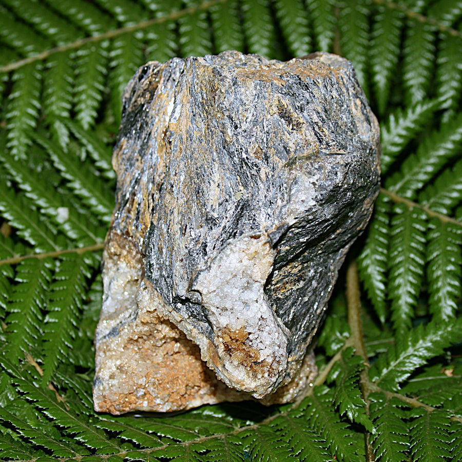 Citrine with Stibnite
