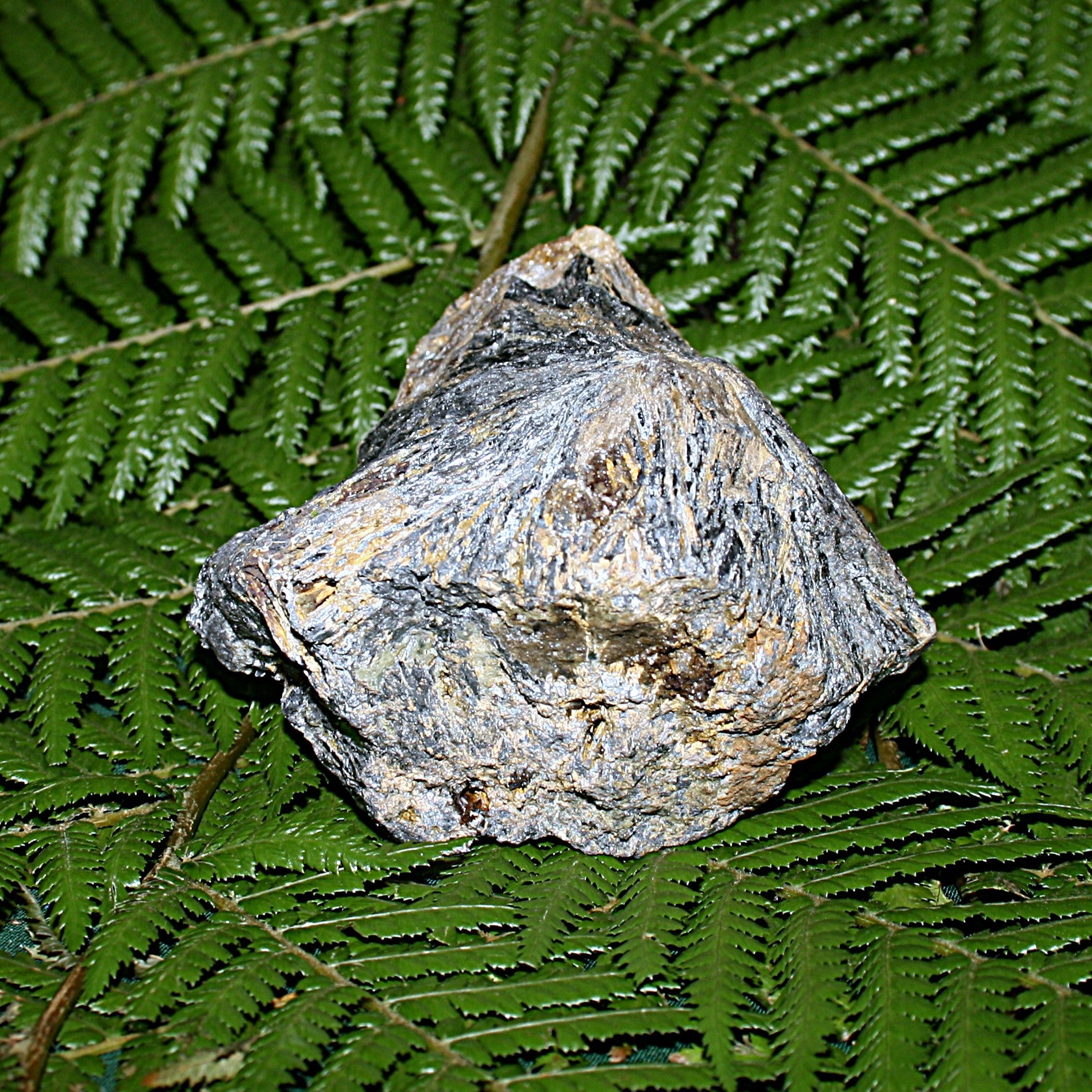 Citrine with Stibnite