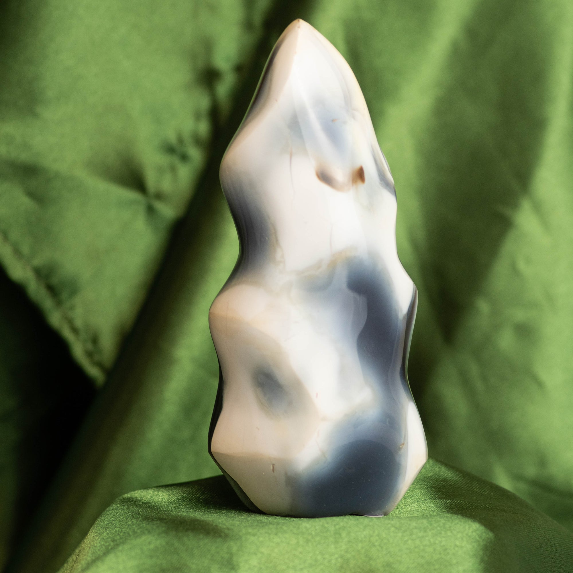 Ocean Jasper Necklace & Orca Agate Freeform Pairing