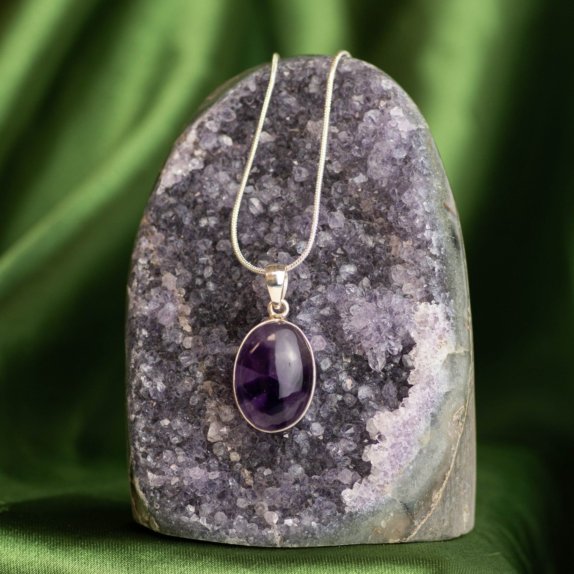 Amethyst Necklace & Freeform Pairing