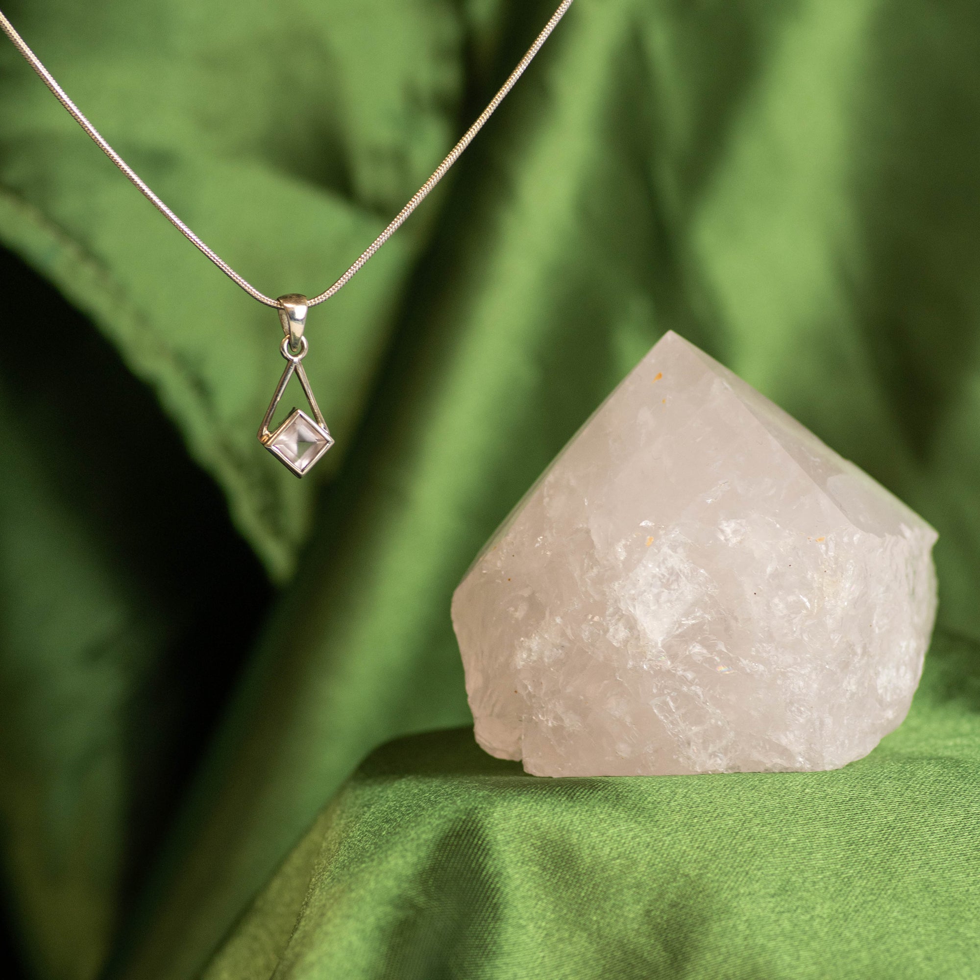 Rose Quartz Necklace & Point Pairing