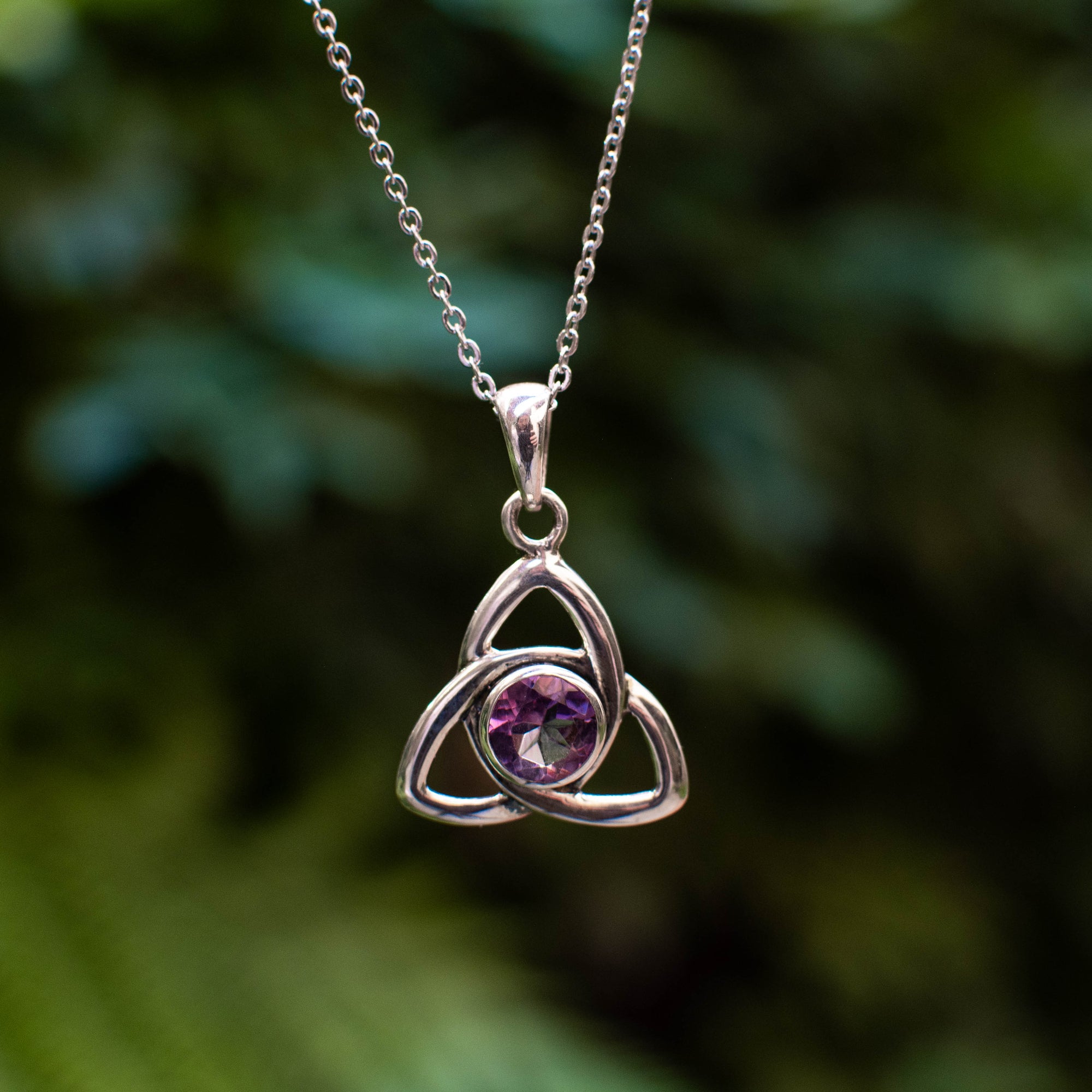 Amethyst Celtic Pendant
