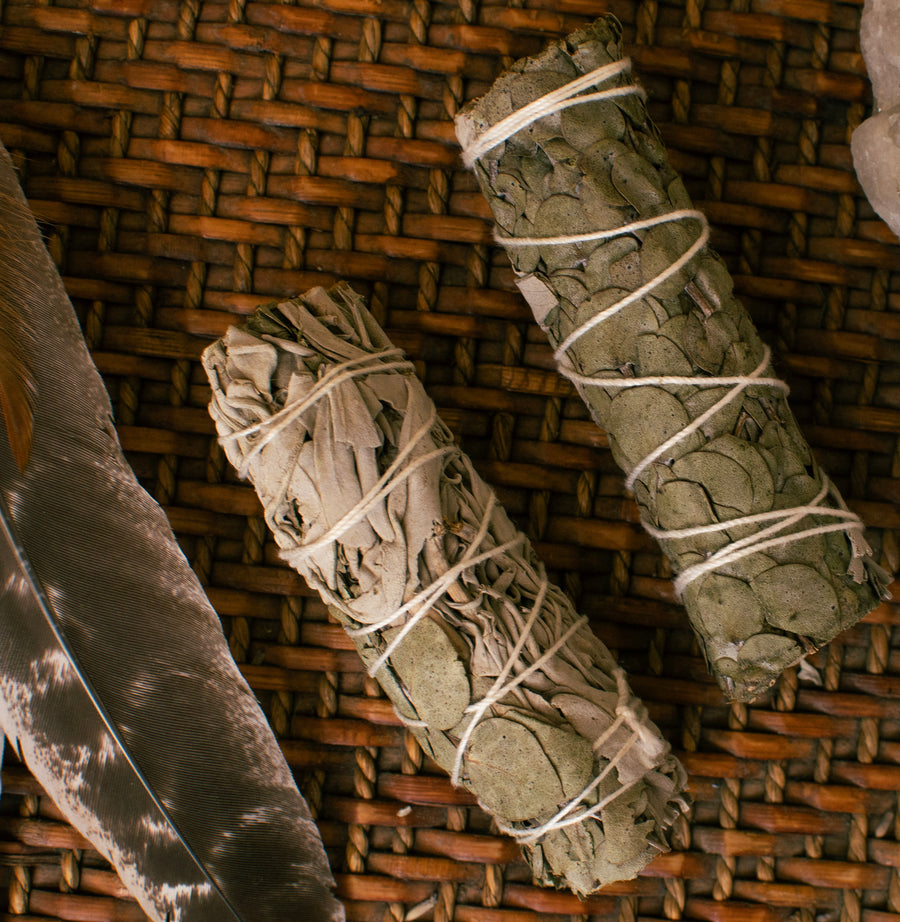 White Sage & Eucalyptus Smudge Sticks
