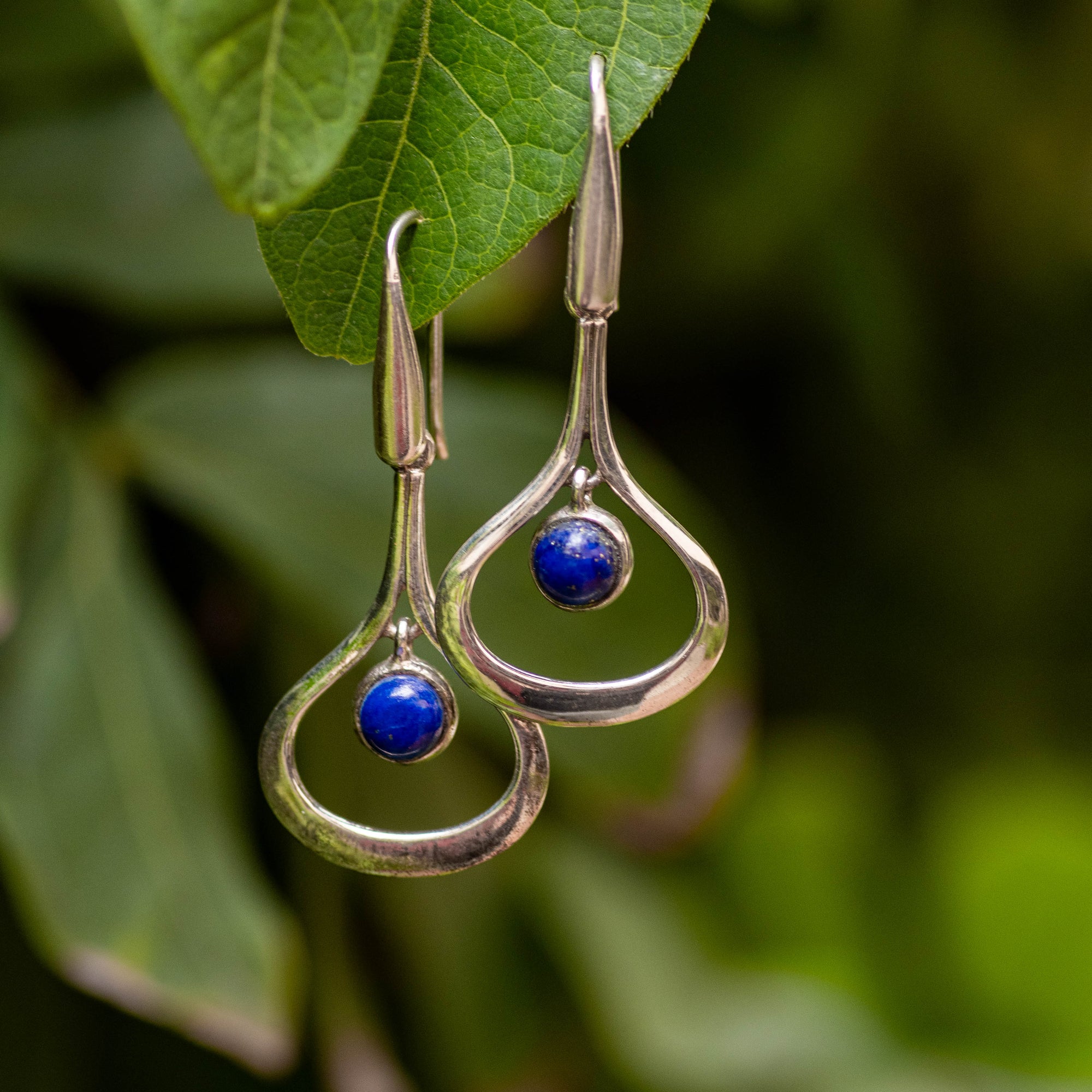 Lapis Lazuli Dangle Earrings