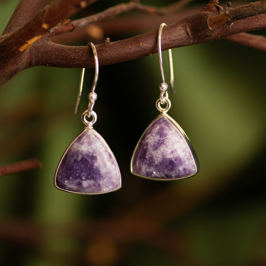 Lepidolite Earrings