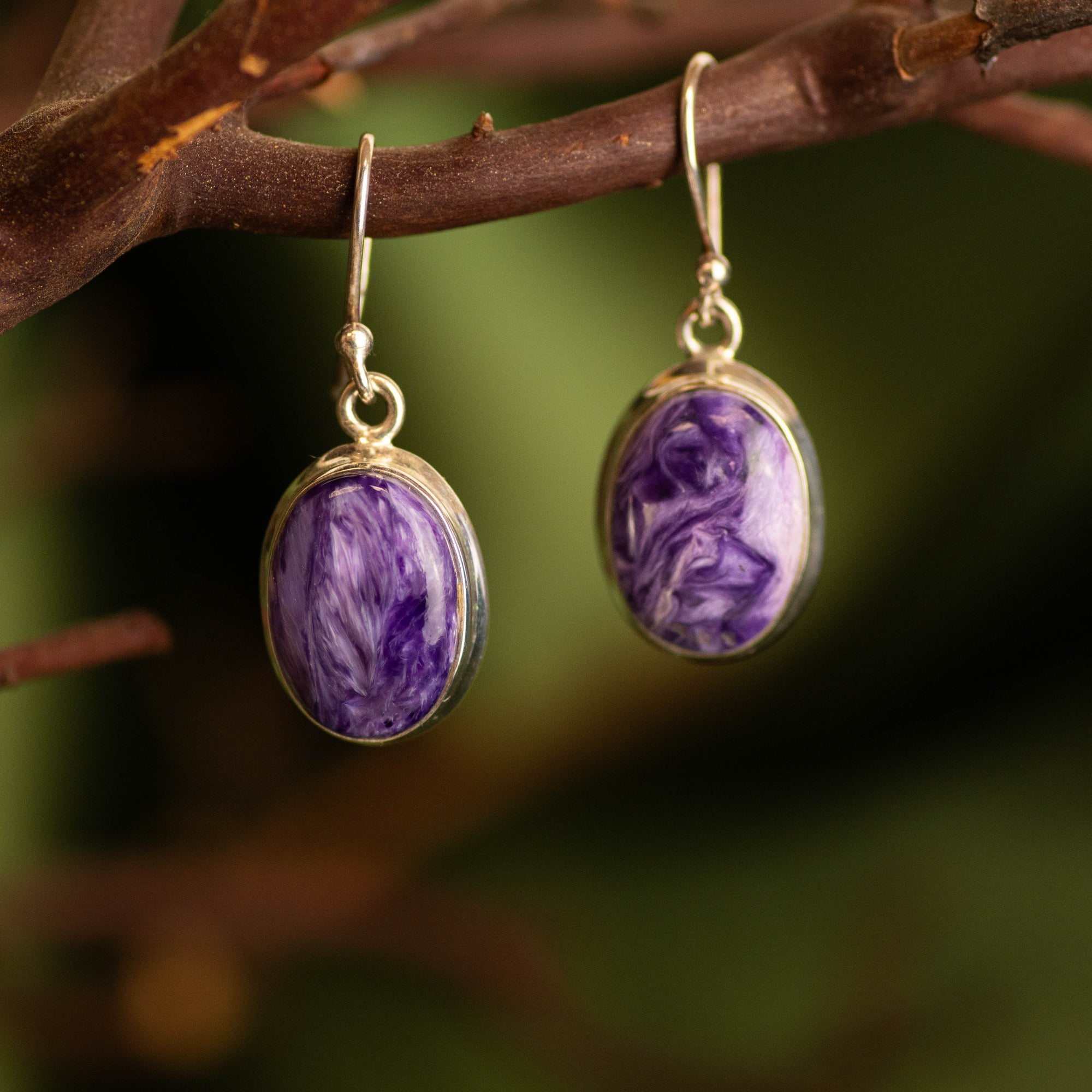 Charoite Earrings