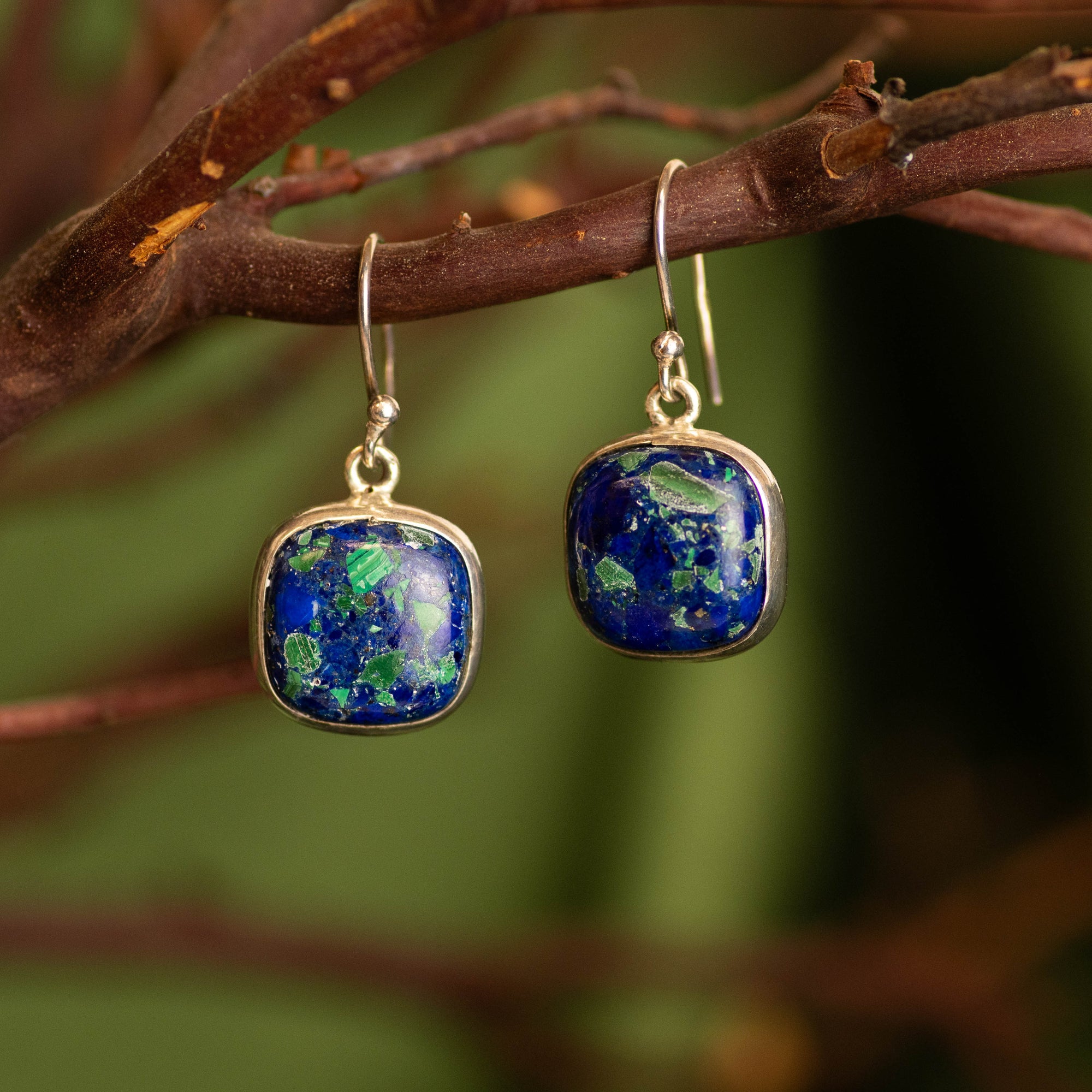Azurite Earings