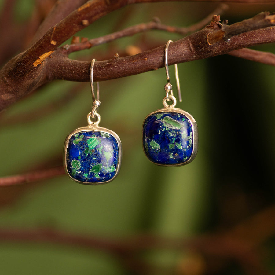 Azurite Earings