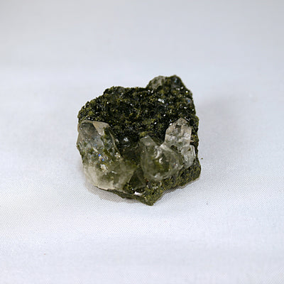 Raw Epidote Cluster