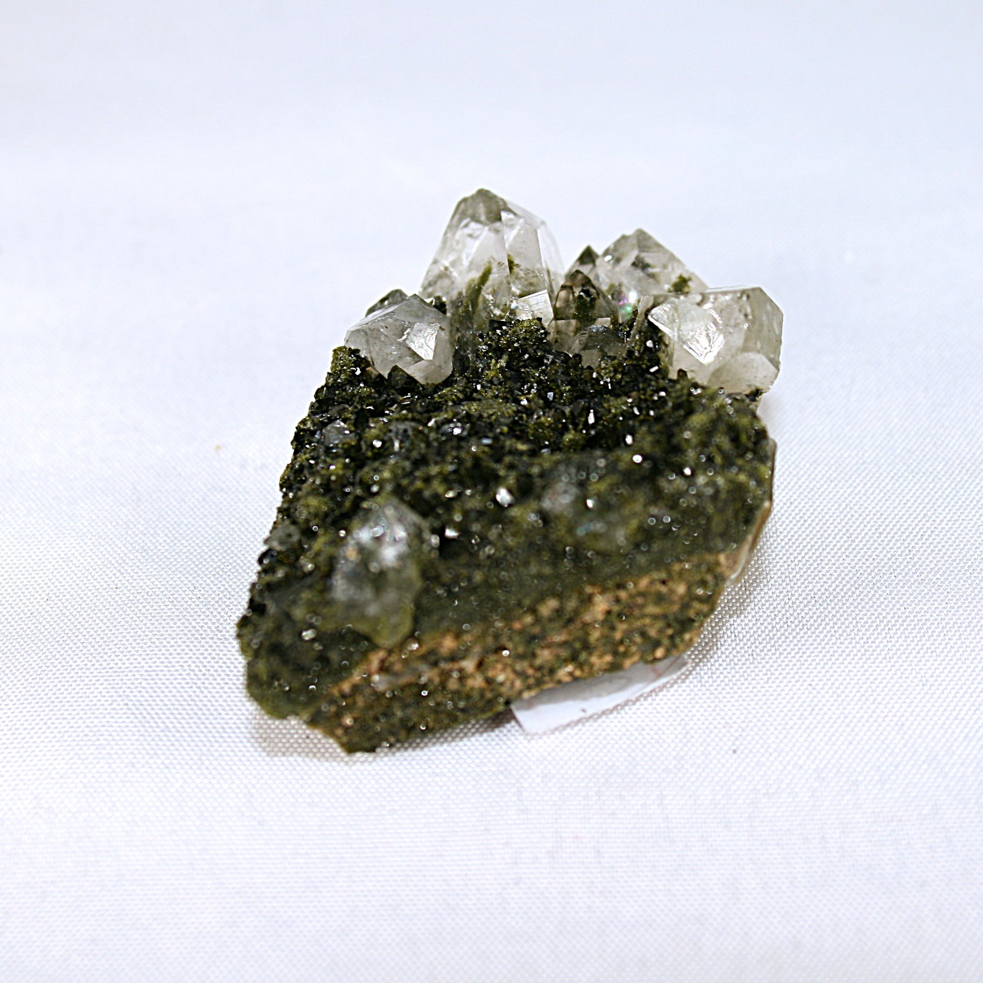 Raw Epidote Cluster