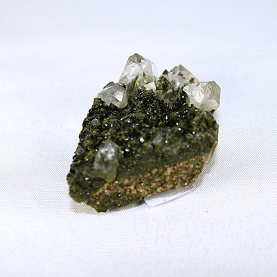 Raw Epidote Cluster