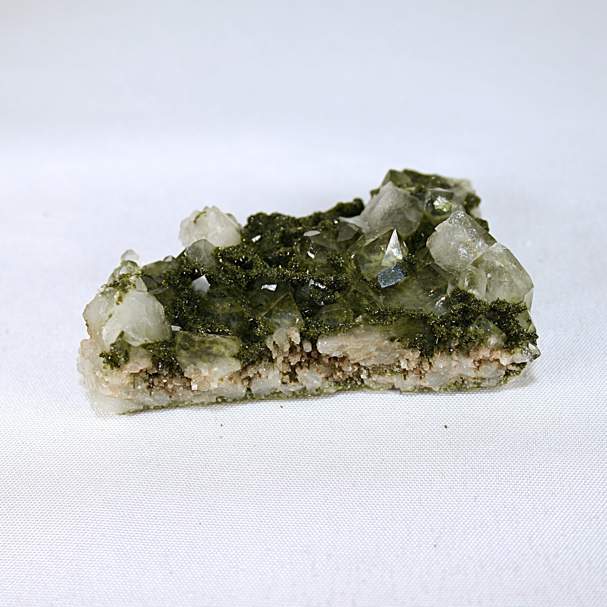 Raw Epidote Cluster