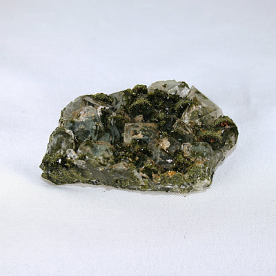 Raw Epidote Cluster
