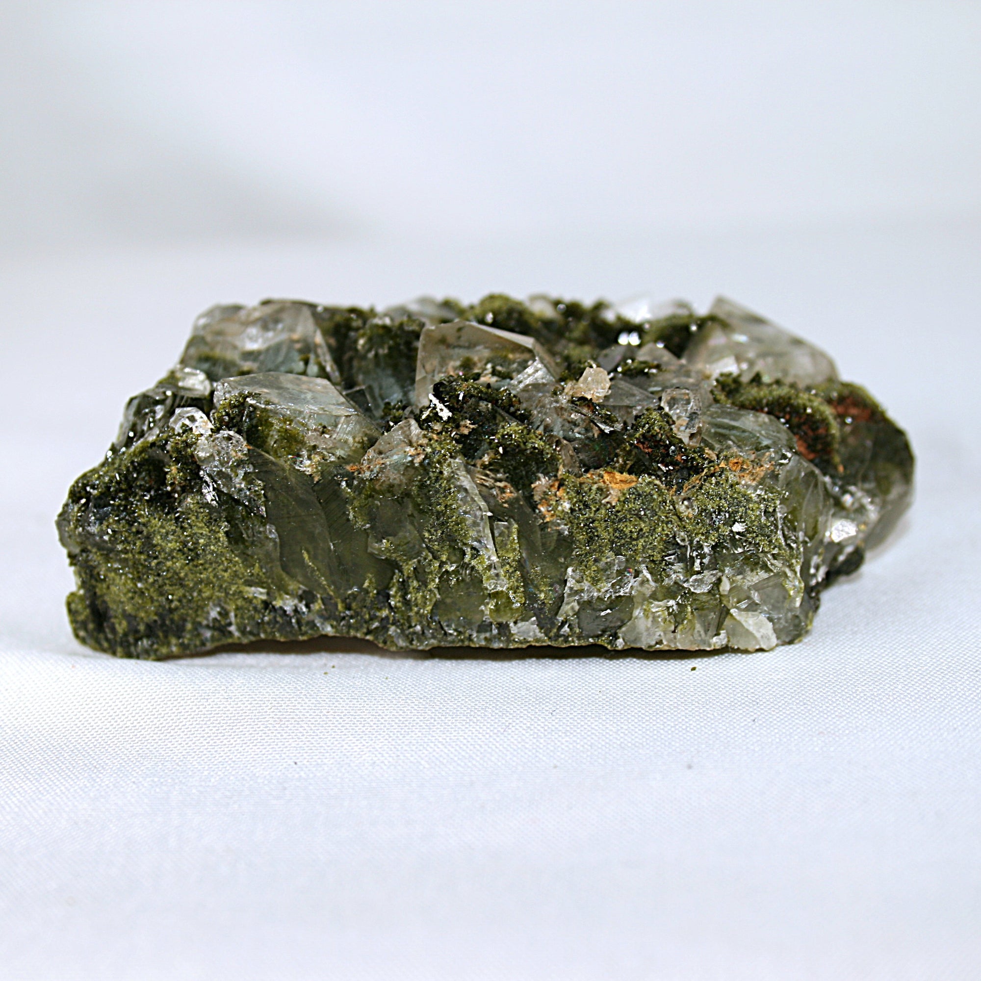 Raw Epidote Cluster
