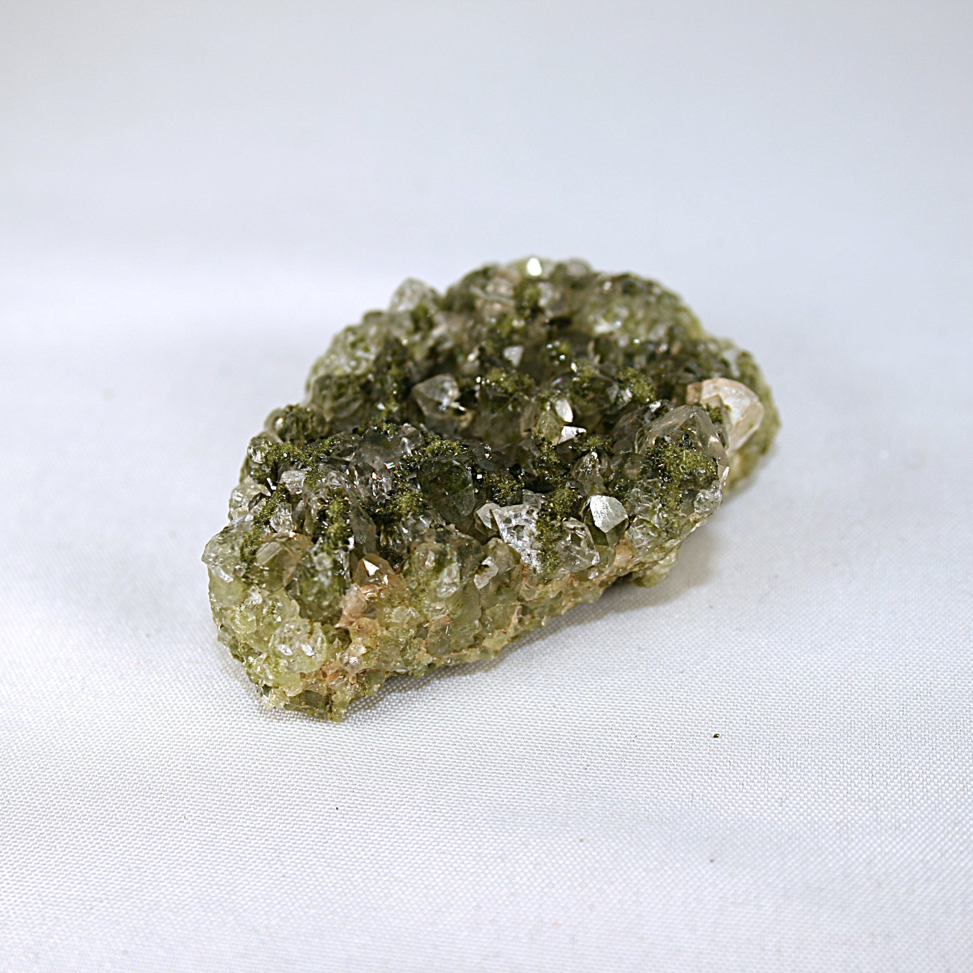 Raw Epidote Cluster
