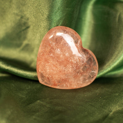 Fire/Hematoid Quartz Hearts (Multiple Available)