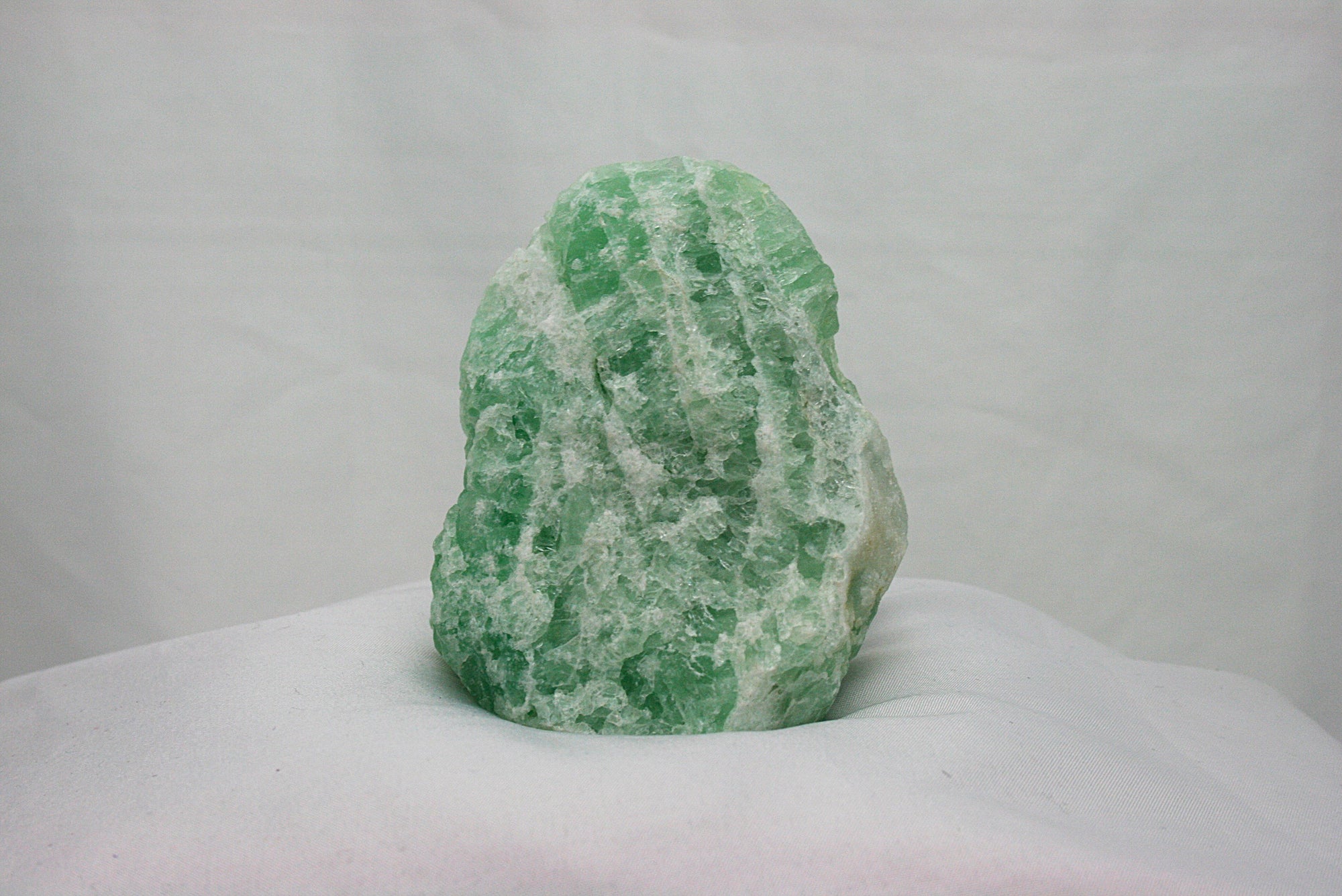 Raw Cut Green Fluorite