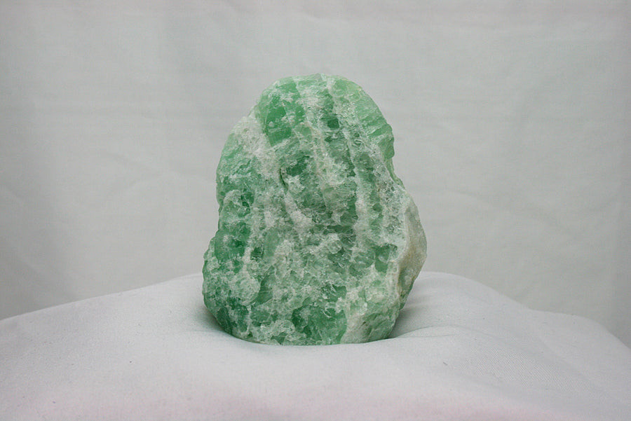 Raw Cut Green Fluorite