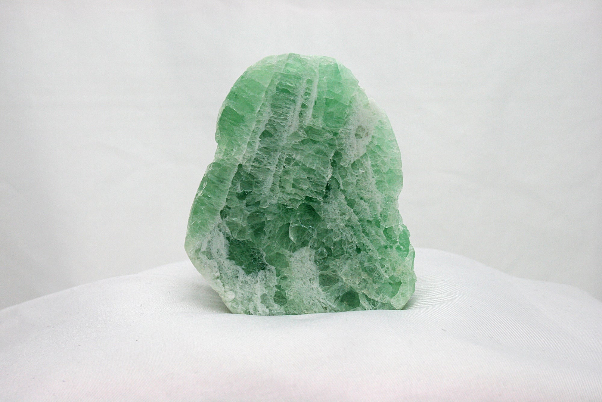 Raw Cut Green Fluorite