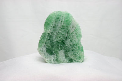 Raw Cut Green Fluorite