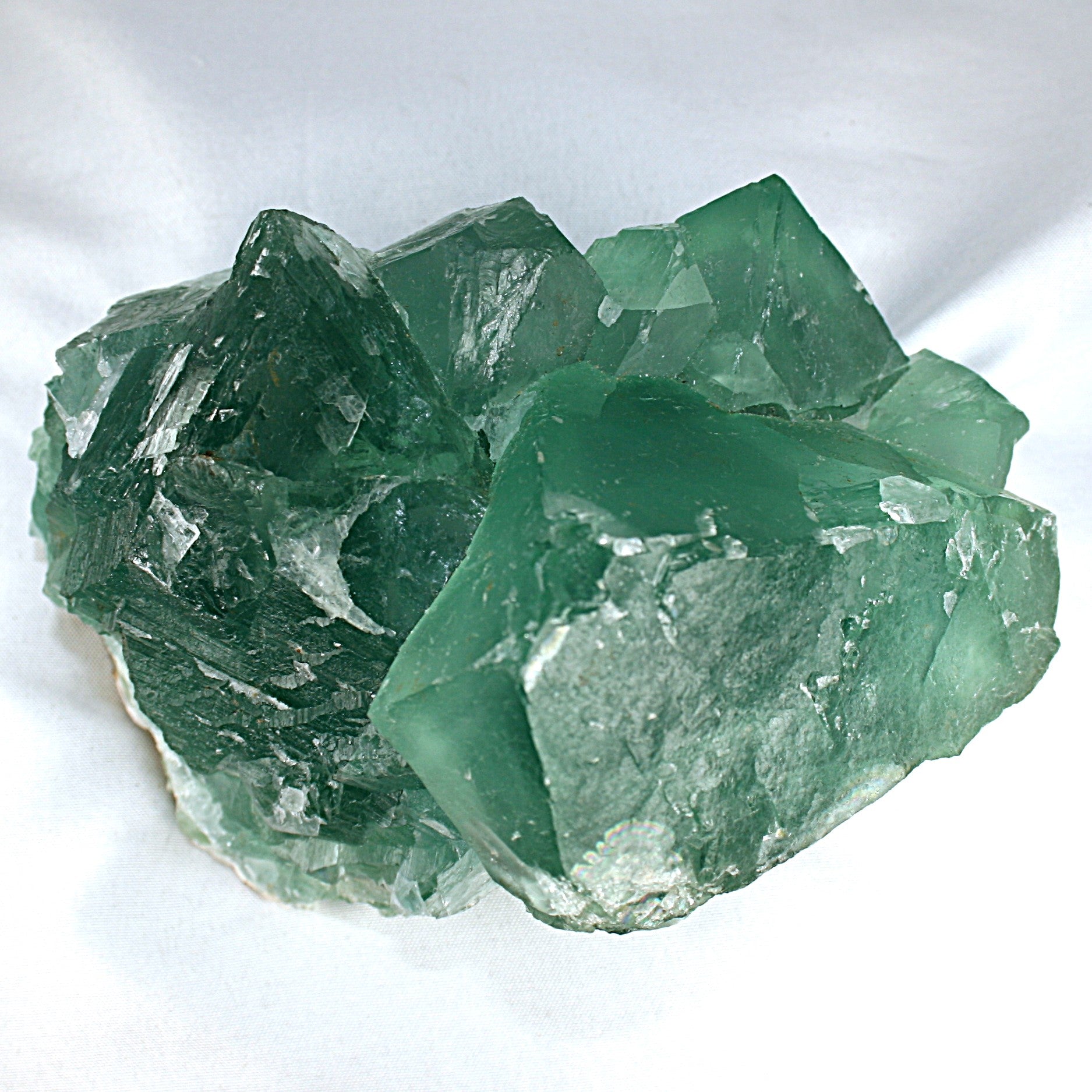 Raw Cut Green Fluorite