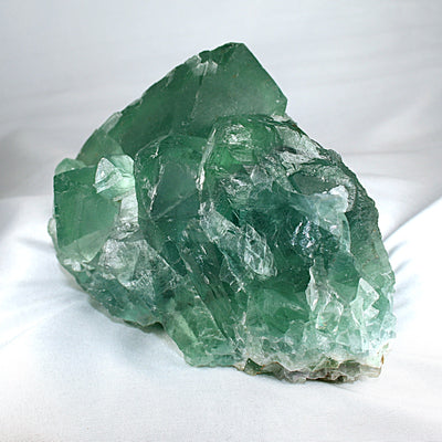 Raw Cut Green Fluorite