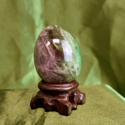 Rainbow Fluorite Egg