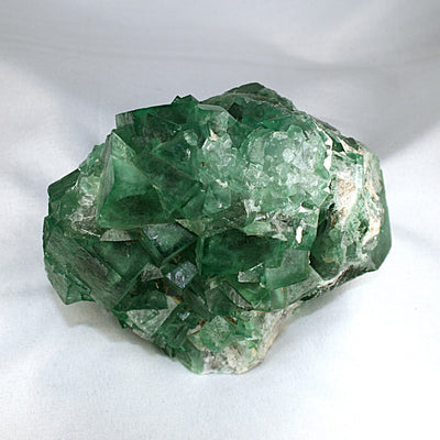 Raw Cut Green Fluorite