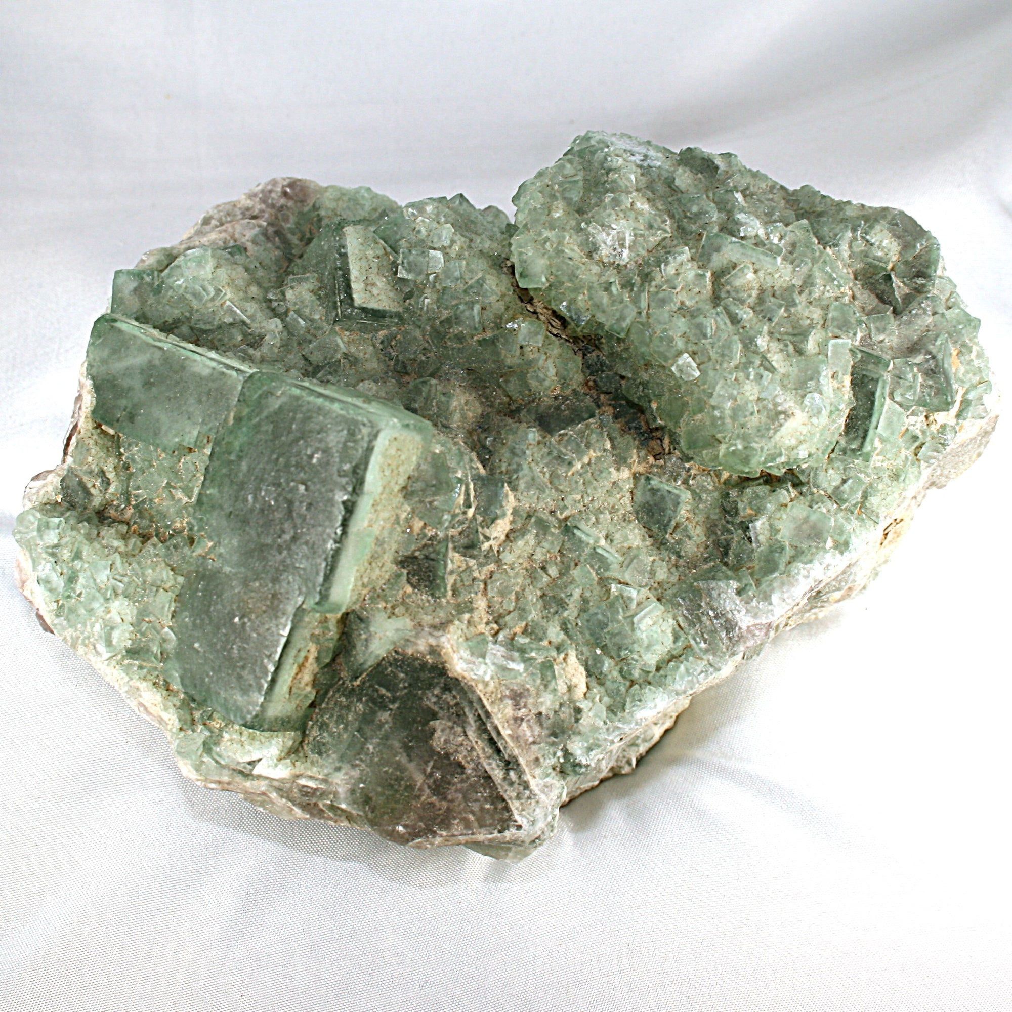 Raw Cut Green Fluorite