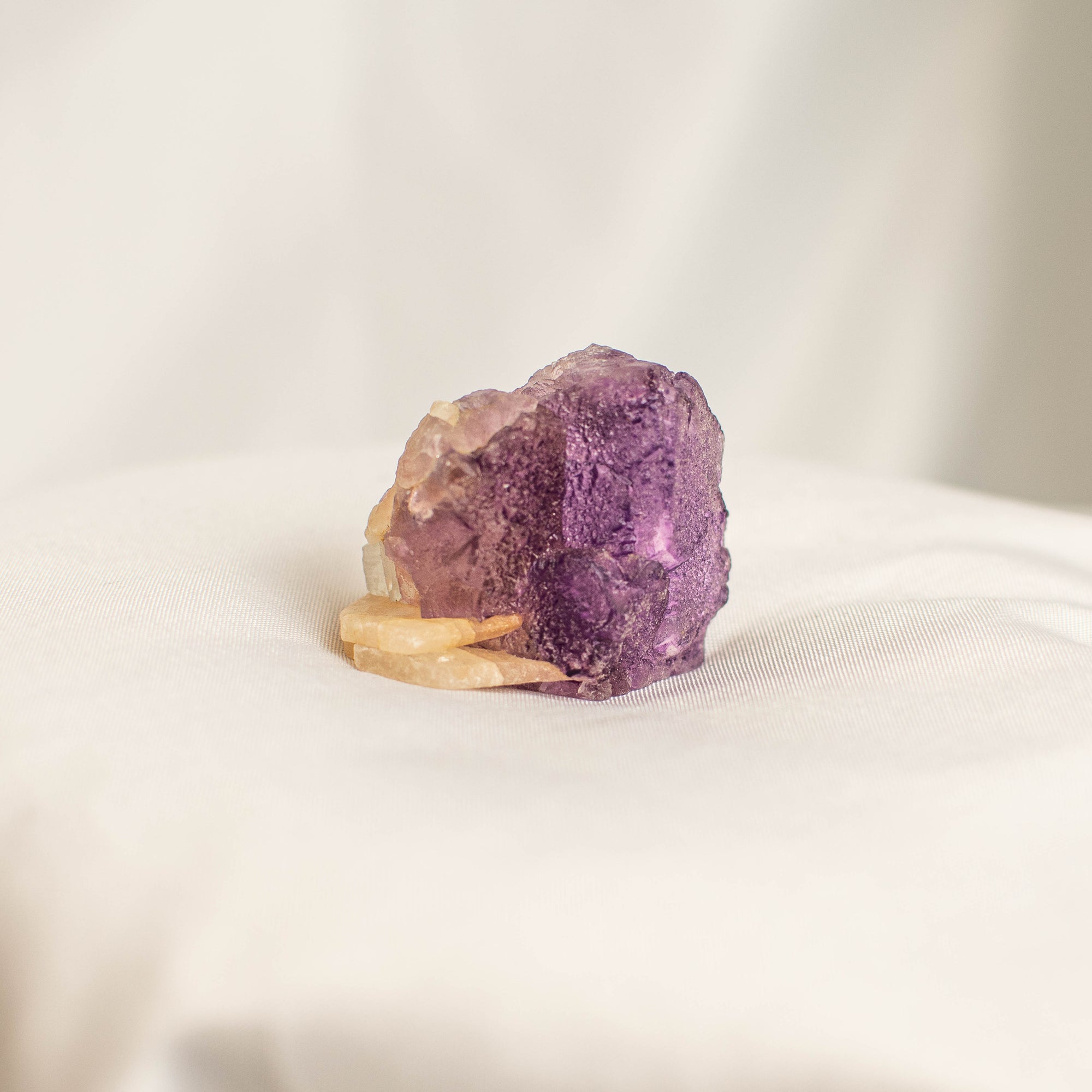 Raw Purple Cubic Muzquiz Fluorite