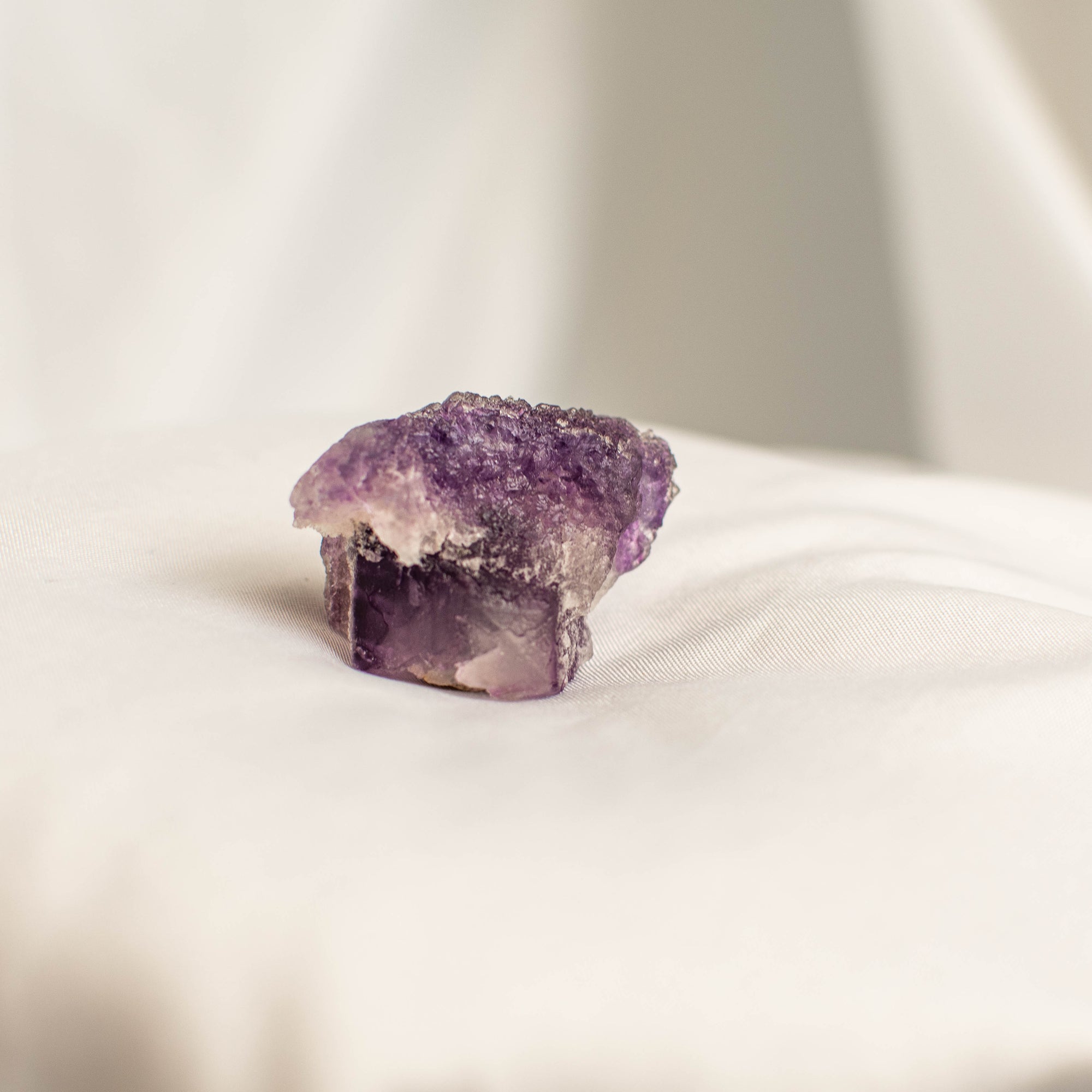 Raw Purple Cubic Muzquiz Fluorite