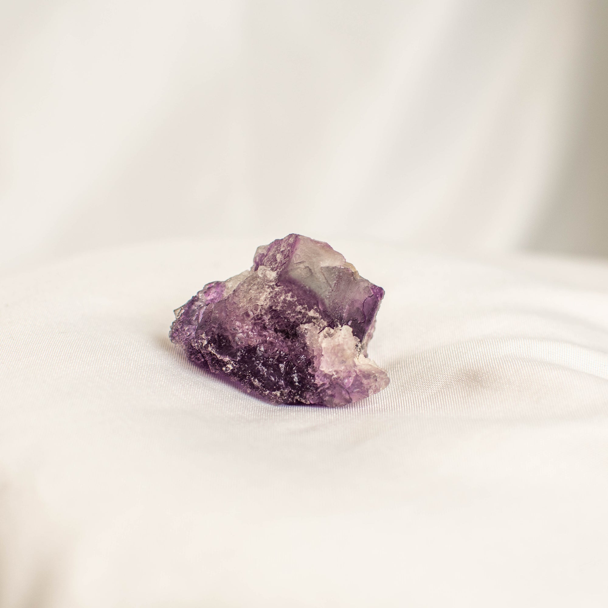 Raw Purple Cubic Muzquiz Fluorite