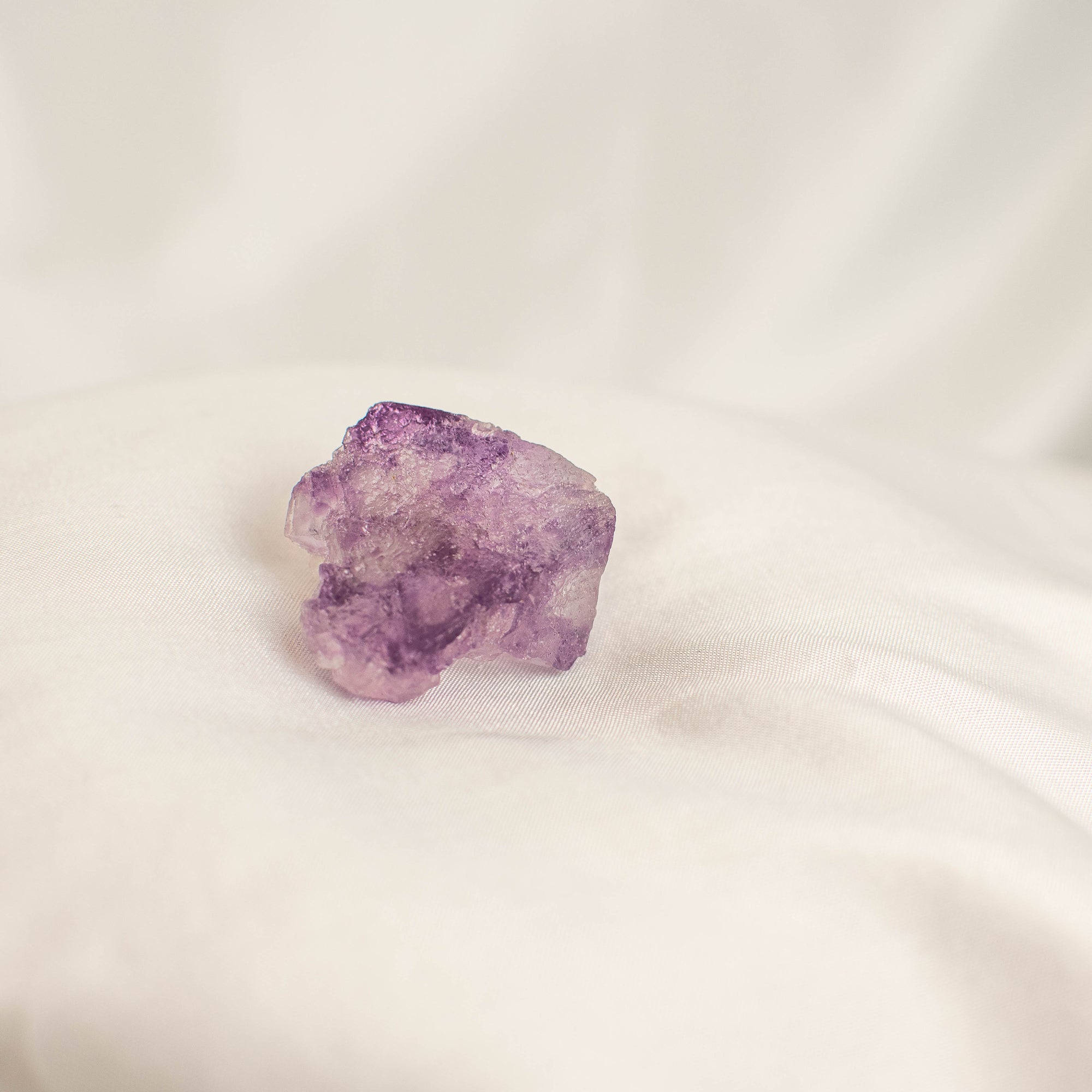 Raw Purple Cubic Muzquiz Fluorite