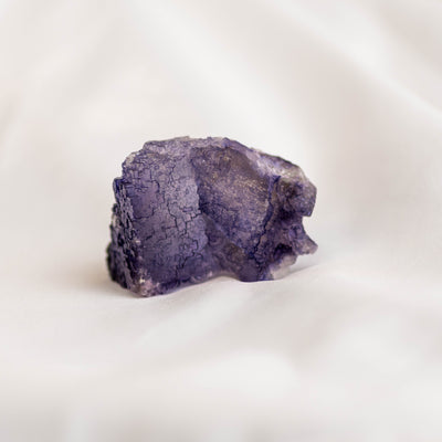 Mini Raw Purple Cubic Fluorite Specimen