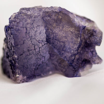 Mini Raw Purple Cubic Fluorite Specimen