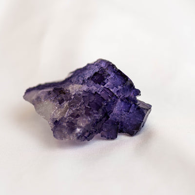 Mini Raw Purple Cubic Fluorite Specimen