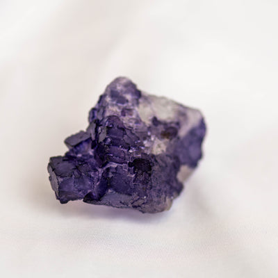 Mini Raw Purple Cubic Fluorite Specimen