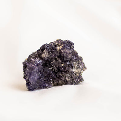 Mini Raw Purple Cubic Fluorite Specimen