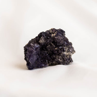 Mini Raw Purple Cubic Fluorite Specimen