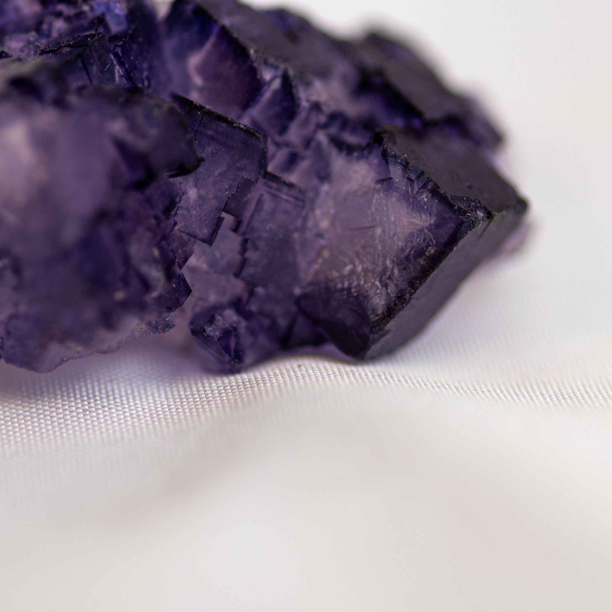 Mini Raw Purple Cubic Fluorite Specimen