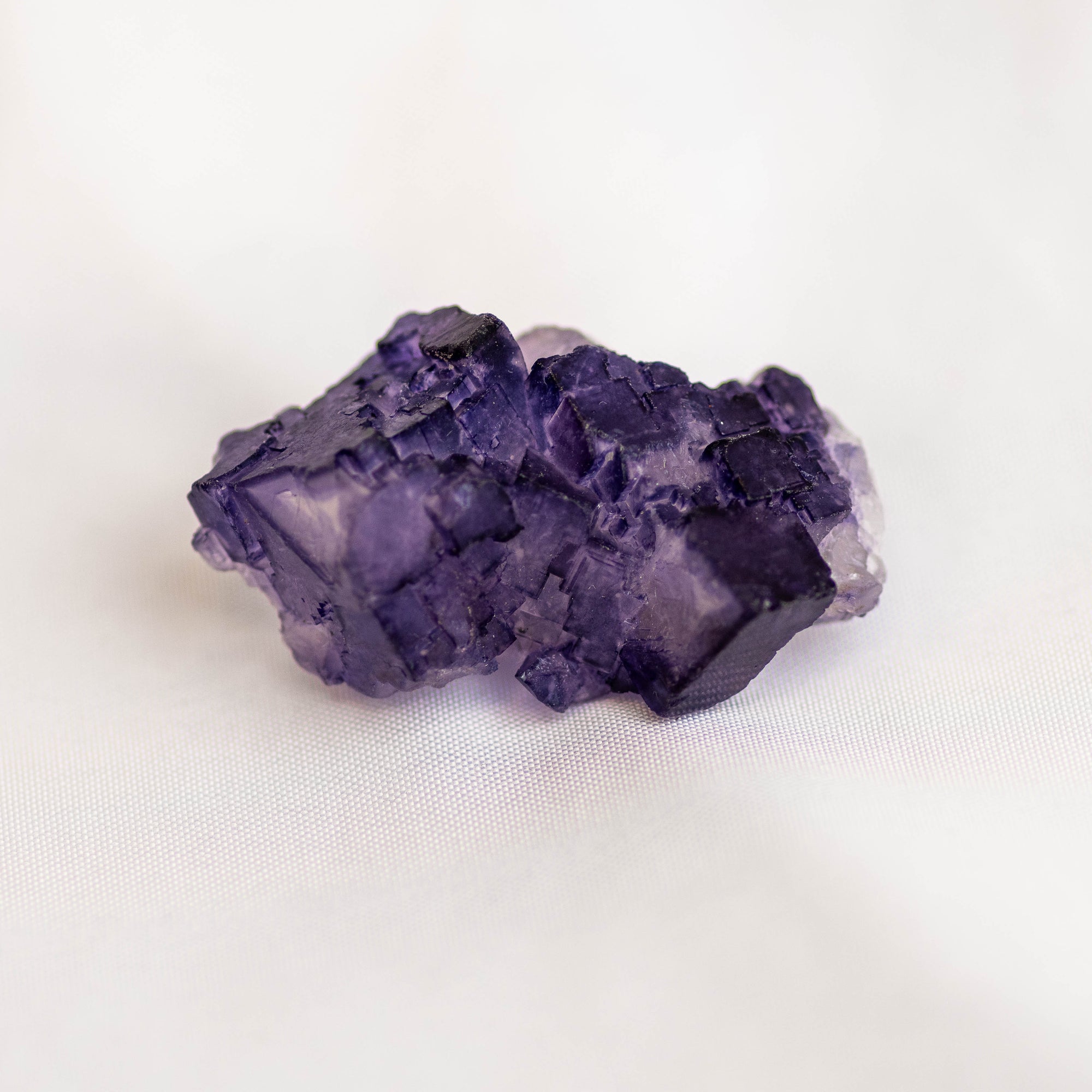 Mini Raw Purple Cubic Fluorite Specimen