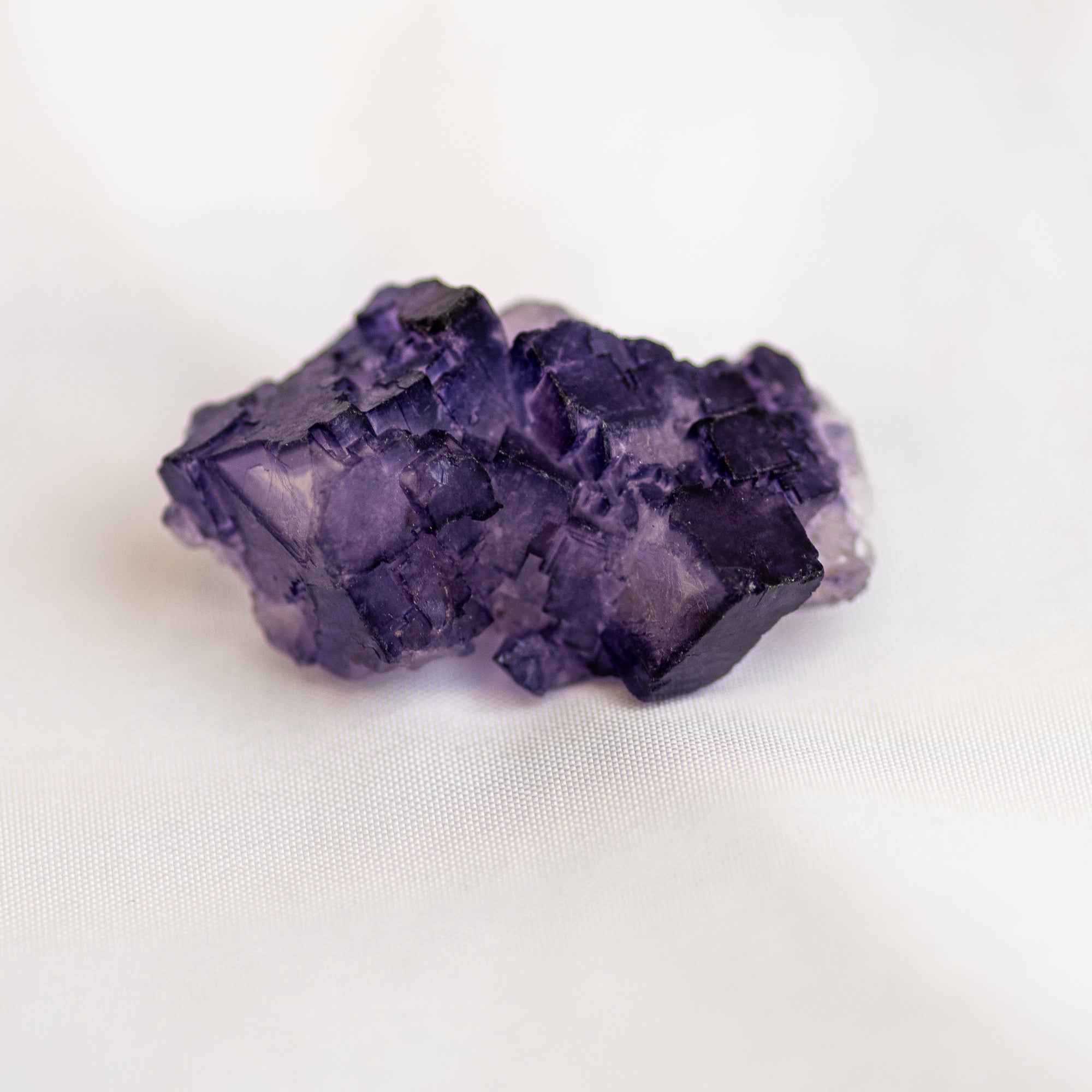 Mini Raw Purple Cubic Fluorite Specimen