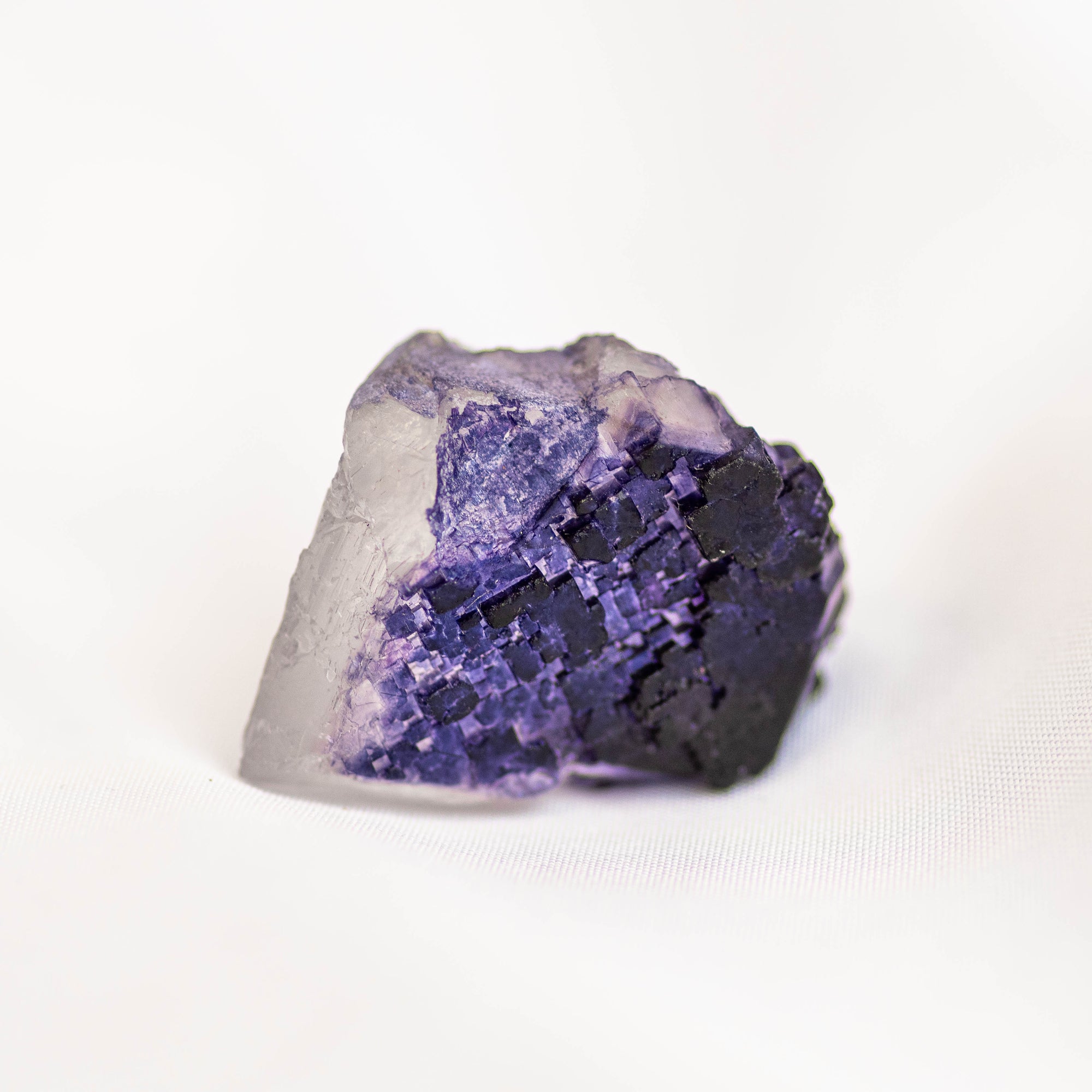 Mini Raw Purple Cubic Fluorite Specimen
