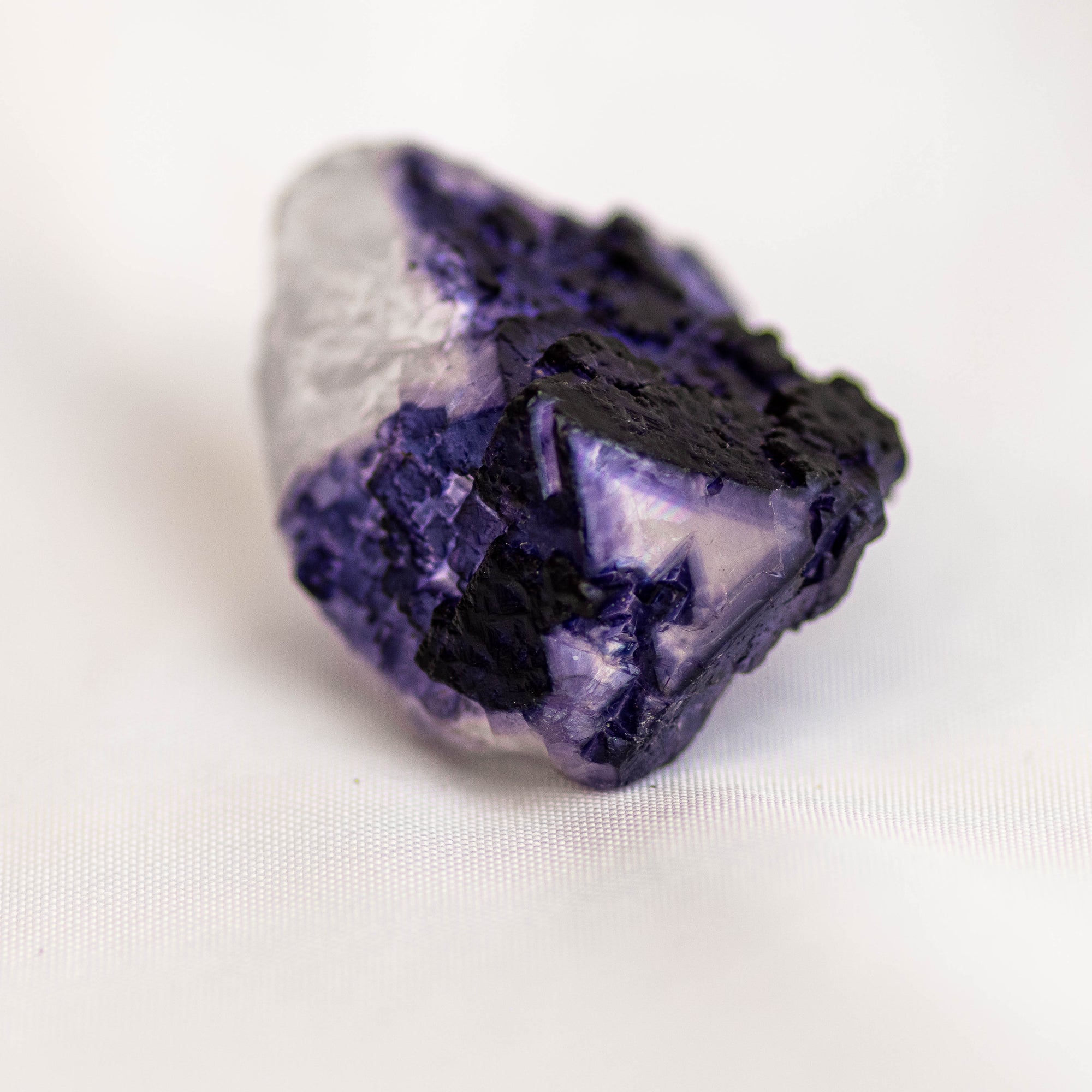 Mini Raw Purple Cubic Fluorite Specimen