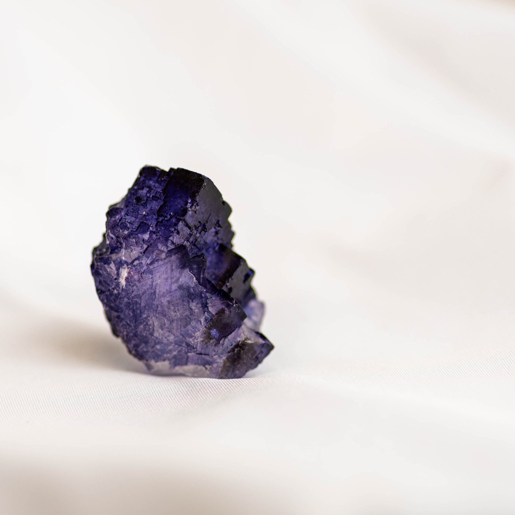 Mini Raw Purple Cubic Fluorite Specimen