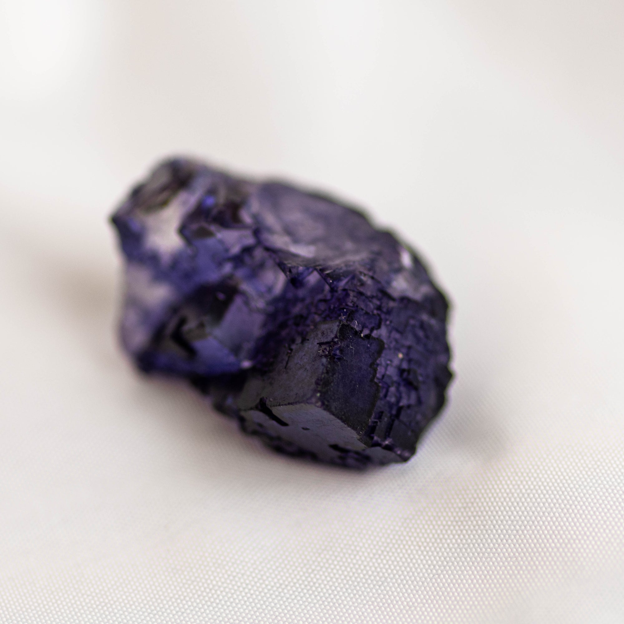 Mini Raw Purple Cubic Fluorite Specimen