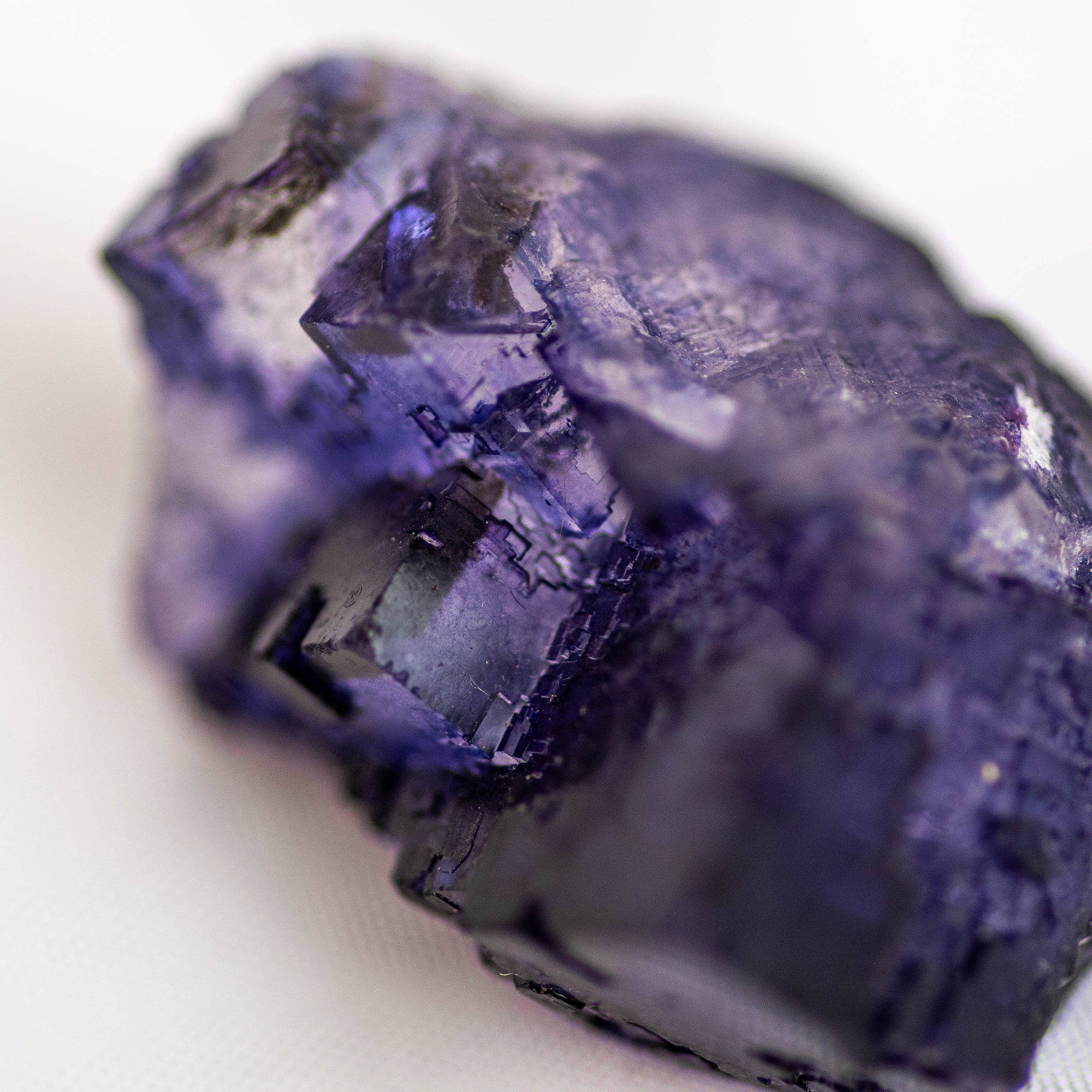 Mini Raw Purple Cubic Fluorite Specimen