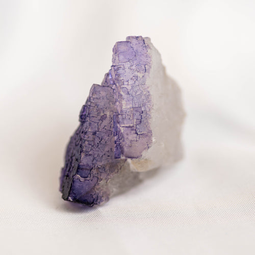 Mini Raw Purple Cubic Fluorite Specimen