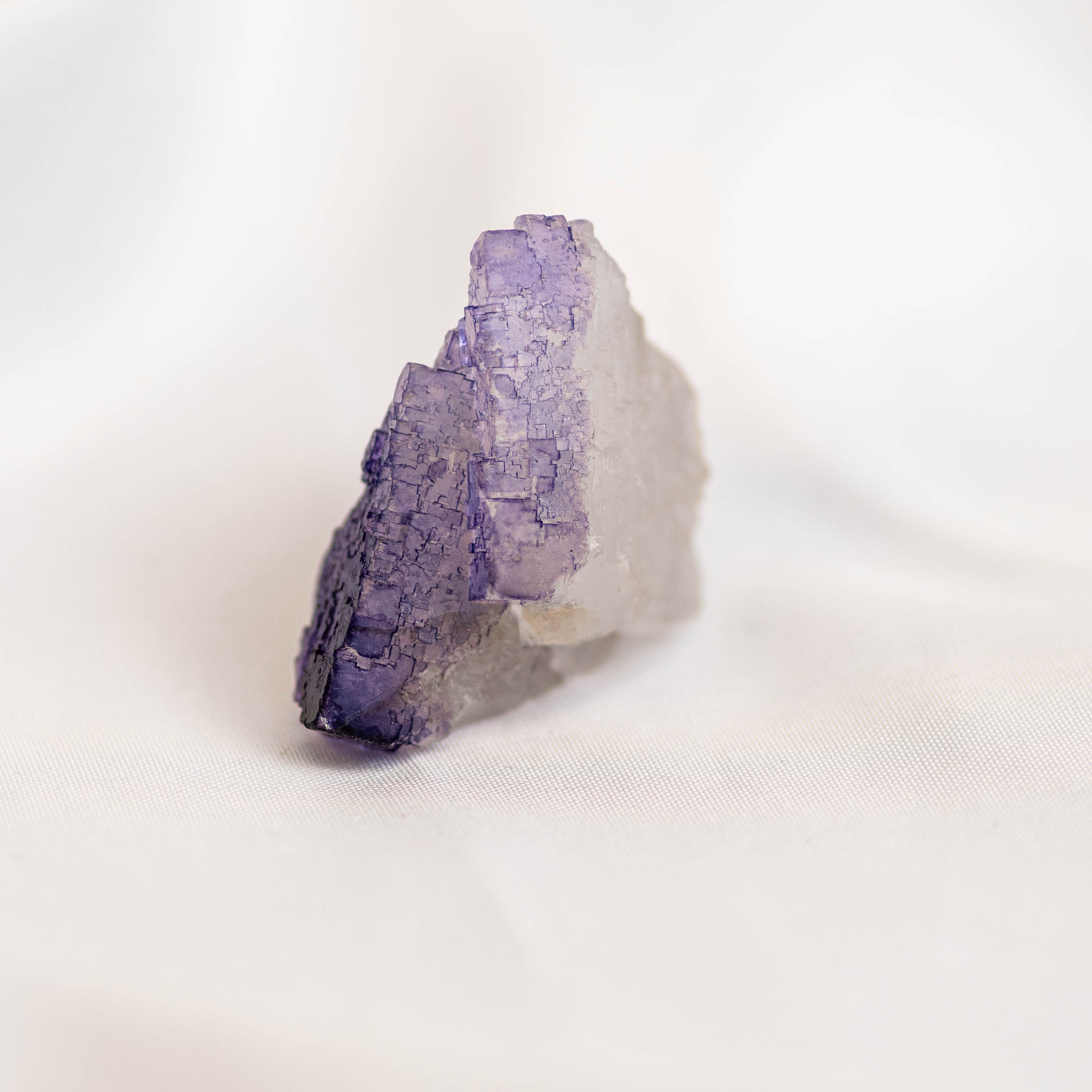 Mini Raw Purple Cubic Fluorite Specimen