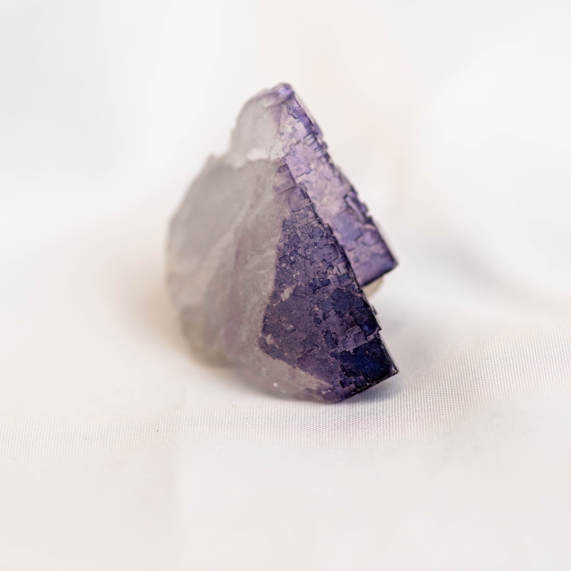 Mini Raw Purple Cubic Fluorite Specimen